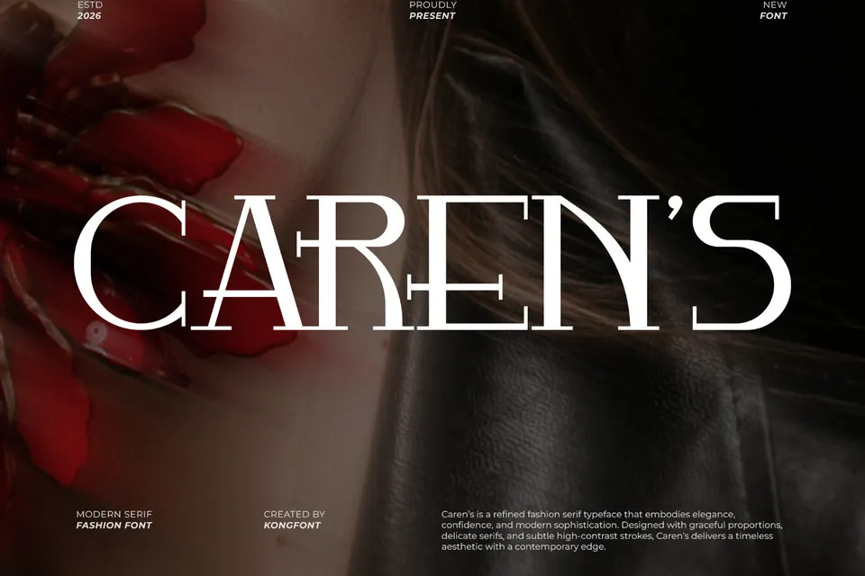 Caren’s – Modern Elegant Serif Font