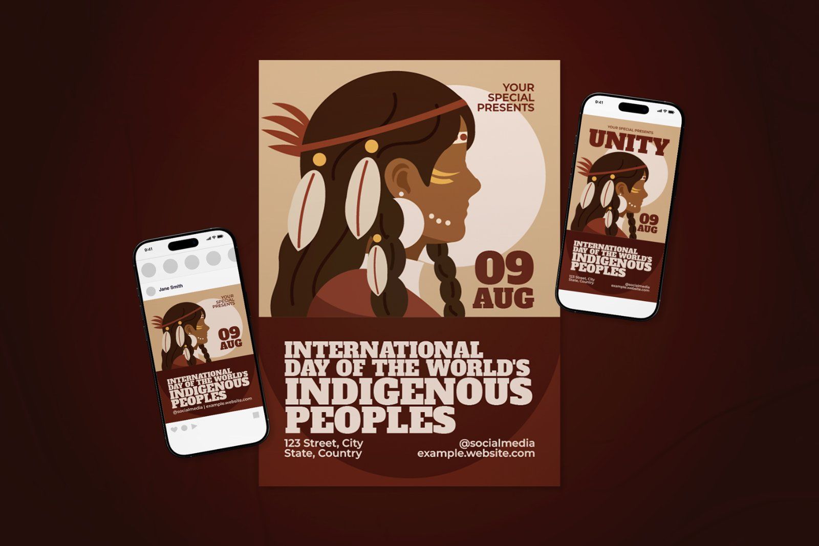 International Day Indigenous Flyer — image 2