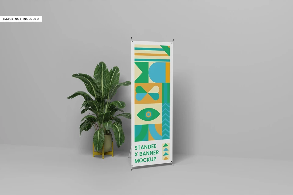 Standee X Banner Mockup
