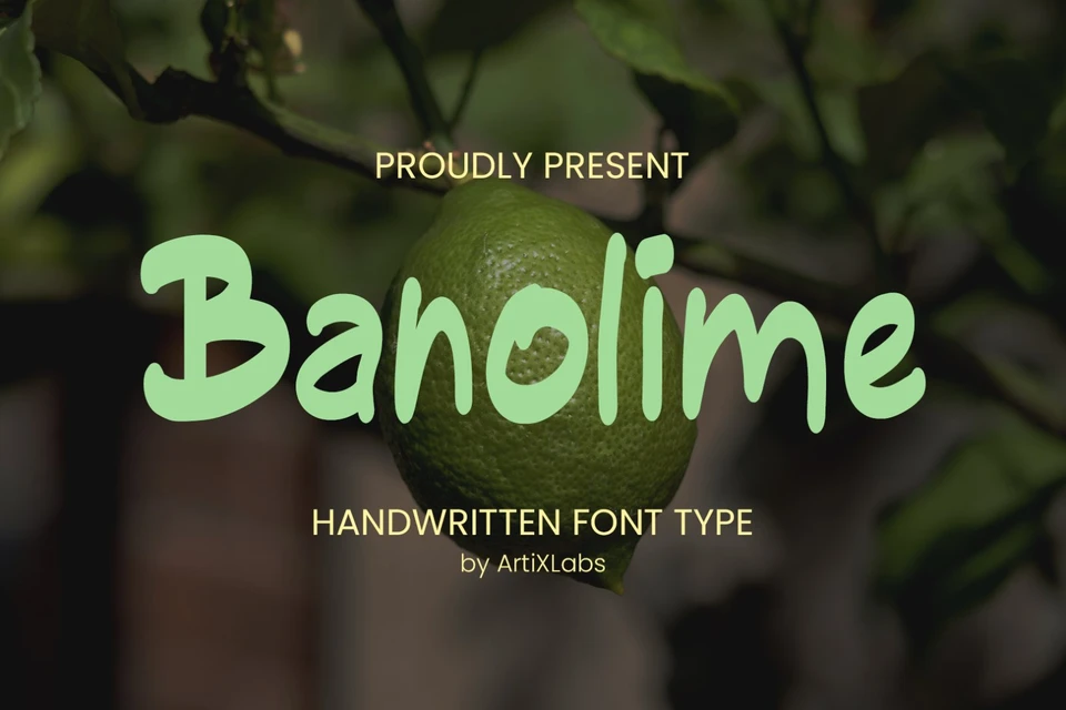 Banolime - Cute Font