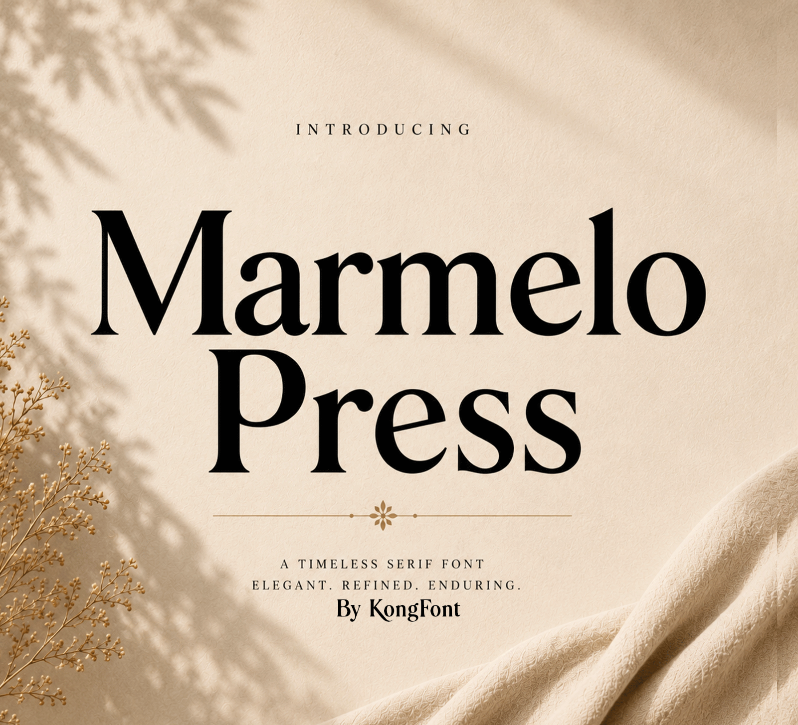 Marmelo Press – Modern Luxury Serif Font — image 1