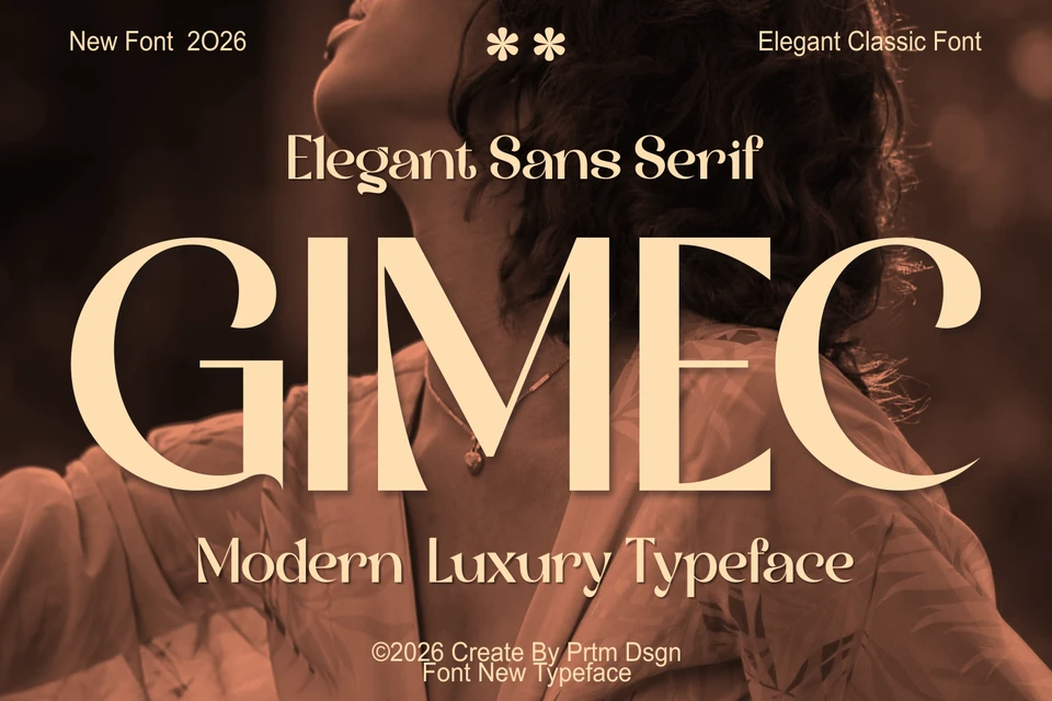 GIMEC - Font Sans Modern Luxury Elegant