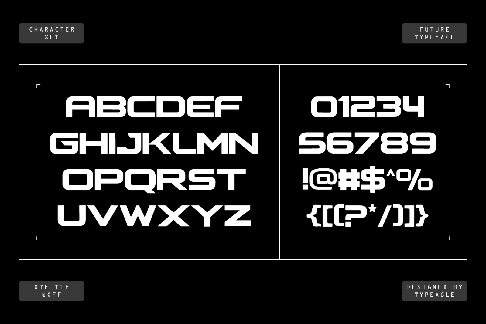 Vantox - Futuristic Display Font — image 2