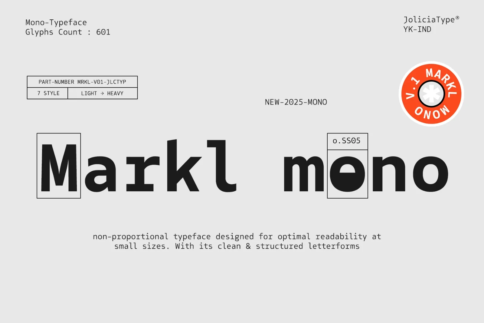 Markl Mono | Monospaced Font — image 1