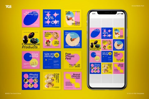 Geometric Basic Shapes Social Media