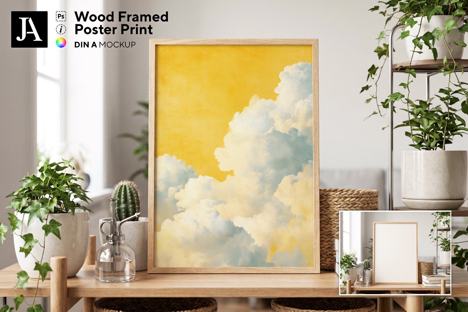 Wood Framed Poster | DIN A PSD — image 1