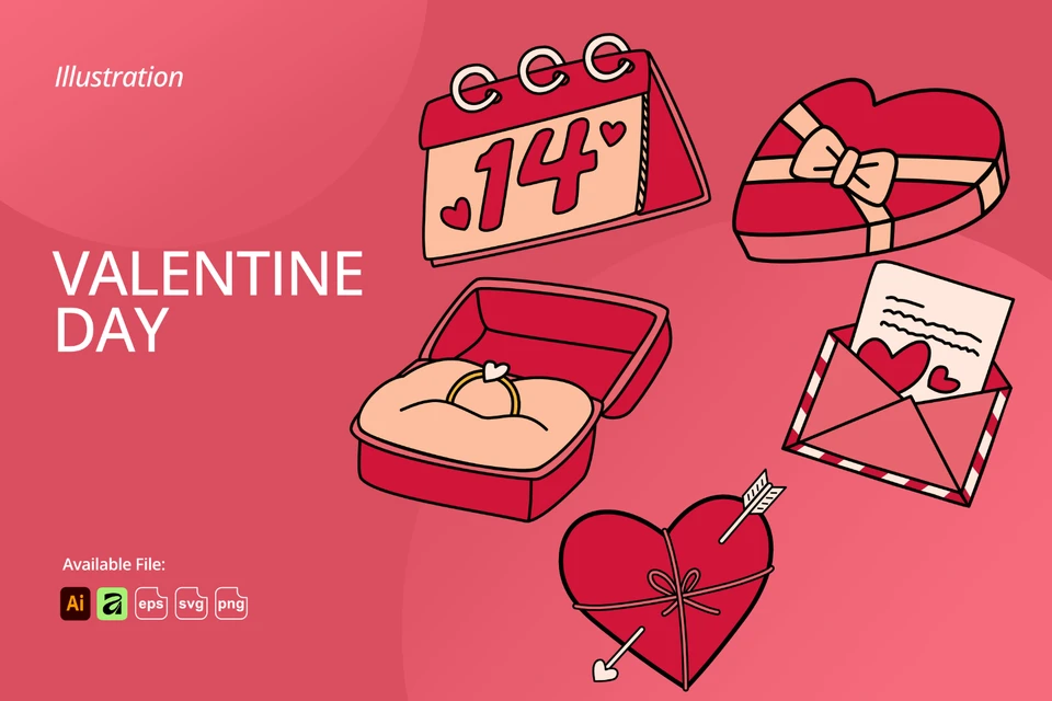 Valentine Vector Illustration