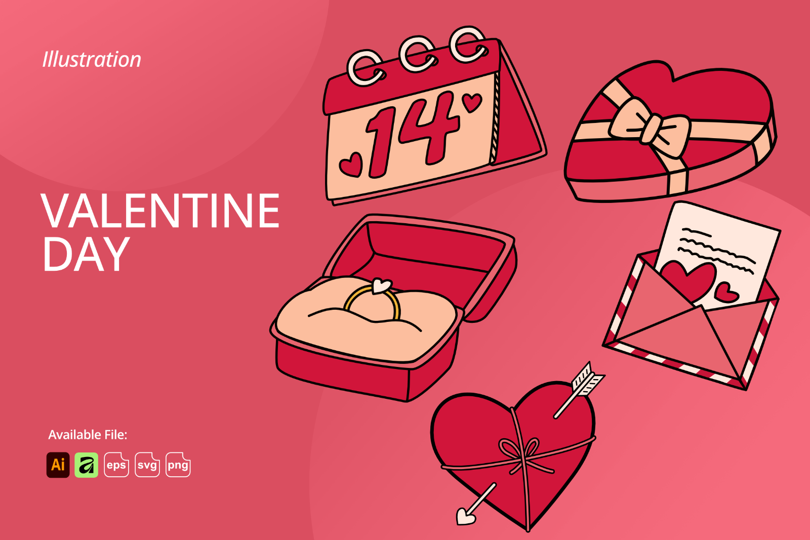 Valentine Vector Illustration — image 1