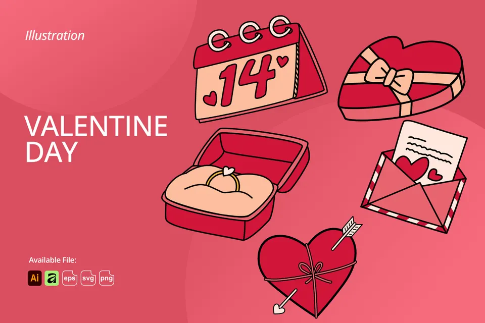 Valentine Vector Illustration