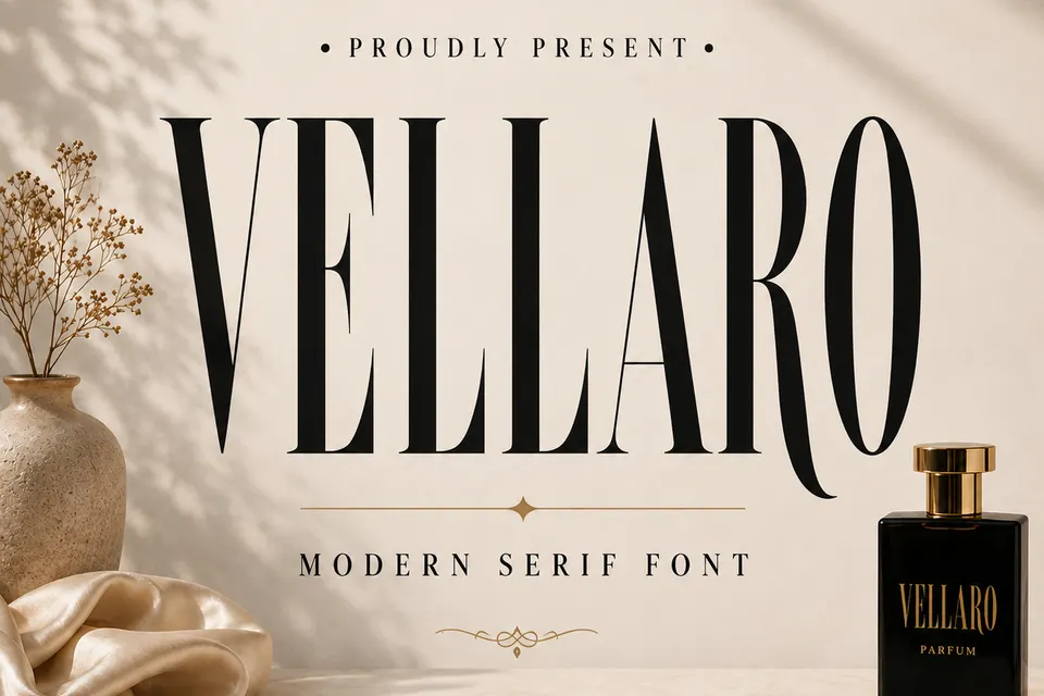 Vellaro – Modern Luxury Serif Font