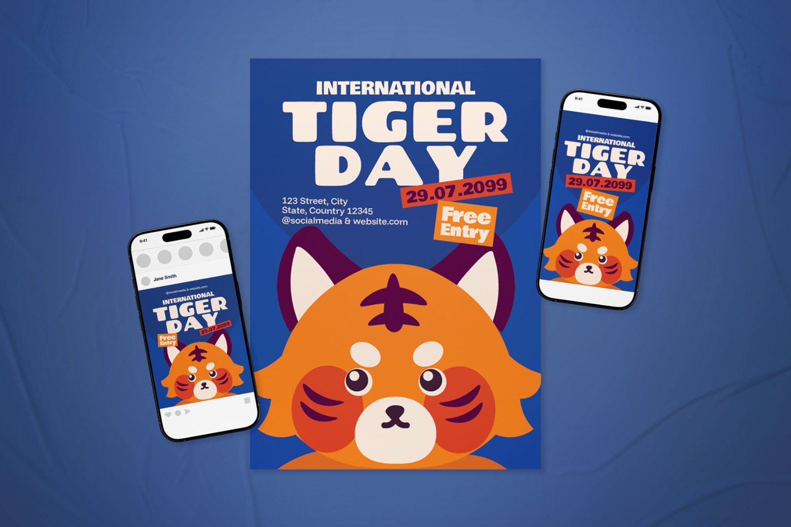 International Tiger Day Flyer Set — image 2