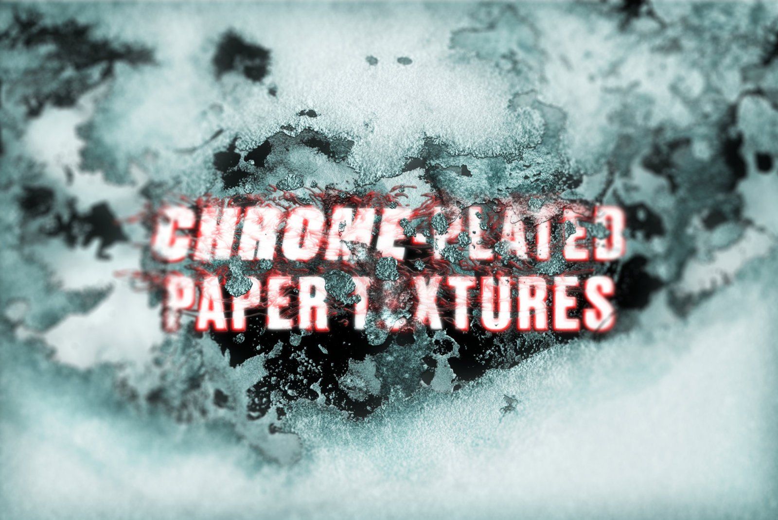 Chrome-plated paper texture pack