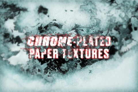 Chrome-plated paper texture pack