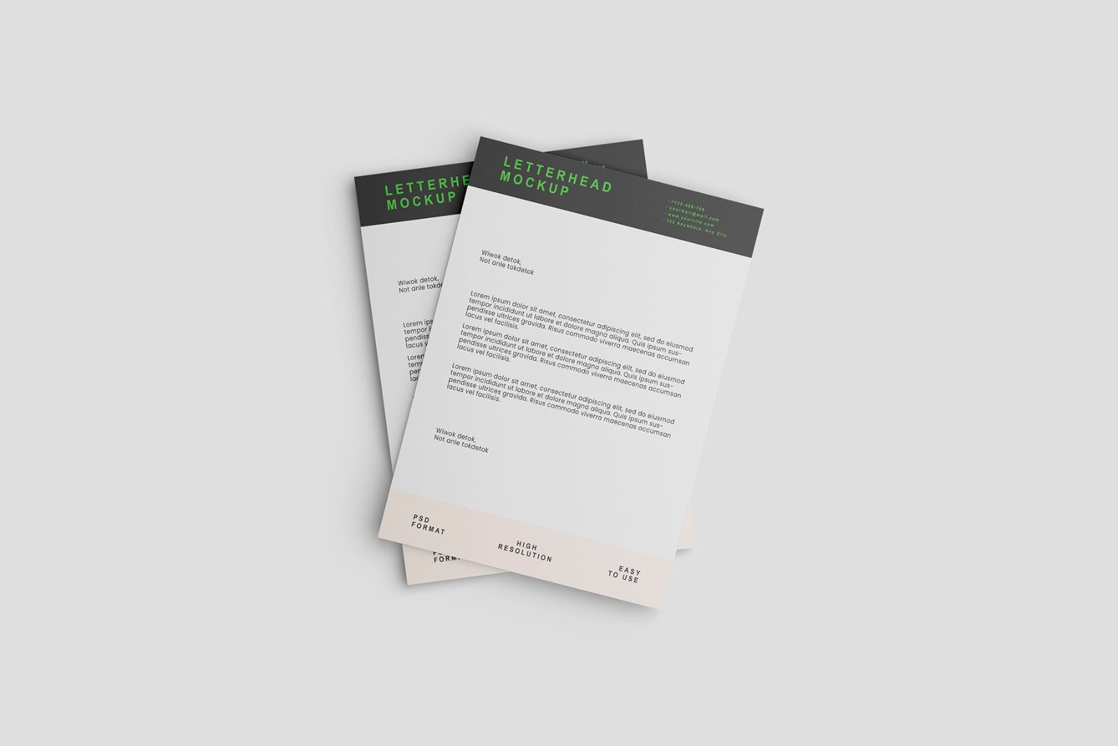 Letterhead Mockup — image 2