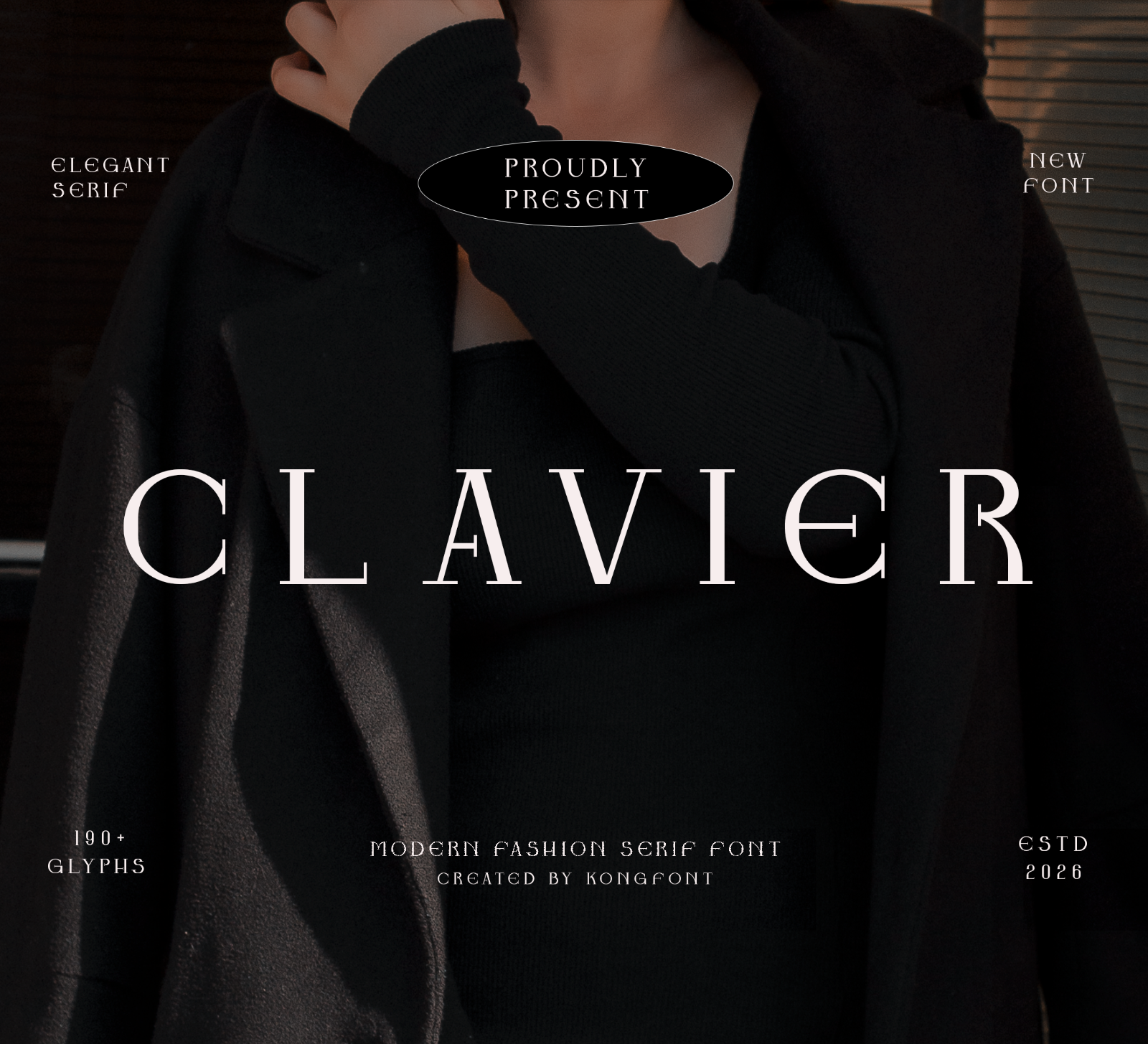 Clavier – Modern Bold Serif Font — image 1