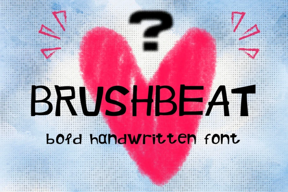 Brushbeat – Bold Handwritten Font