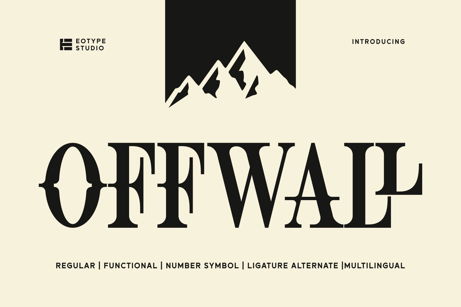 OFFWALL – Display Serif Typeface