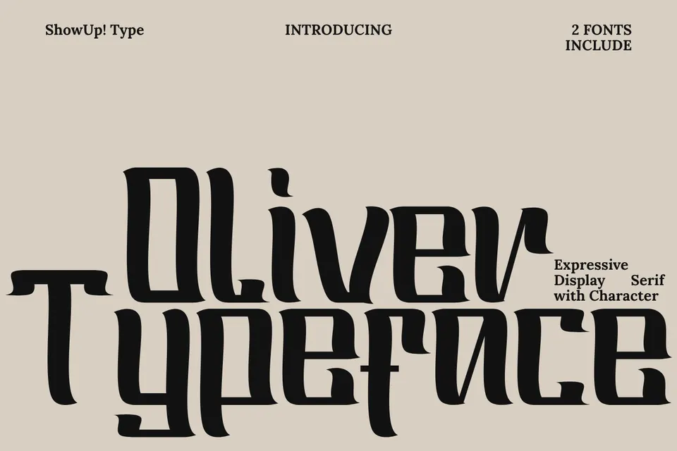 Oliver Typeface
