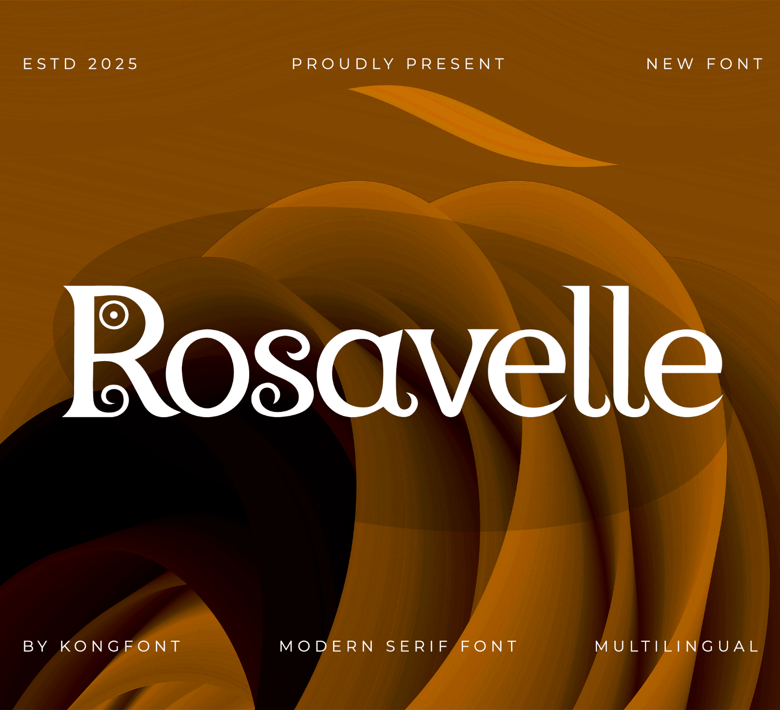 Rosavelle – Modern Classy Serif Font — image 1