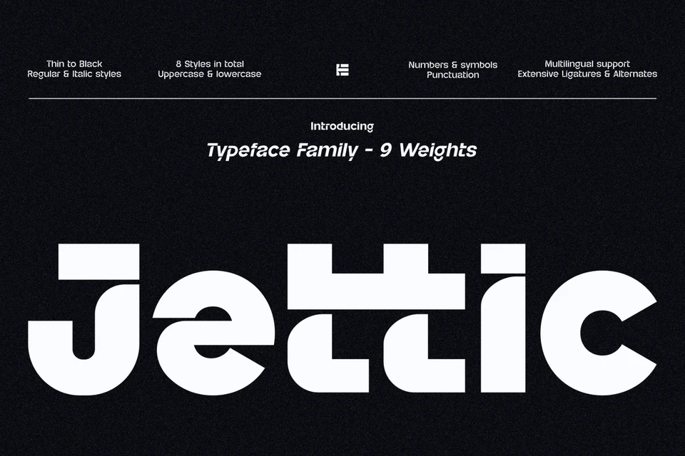 Jettic — Modern Sans Serif