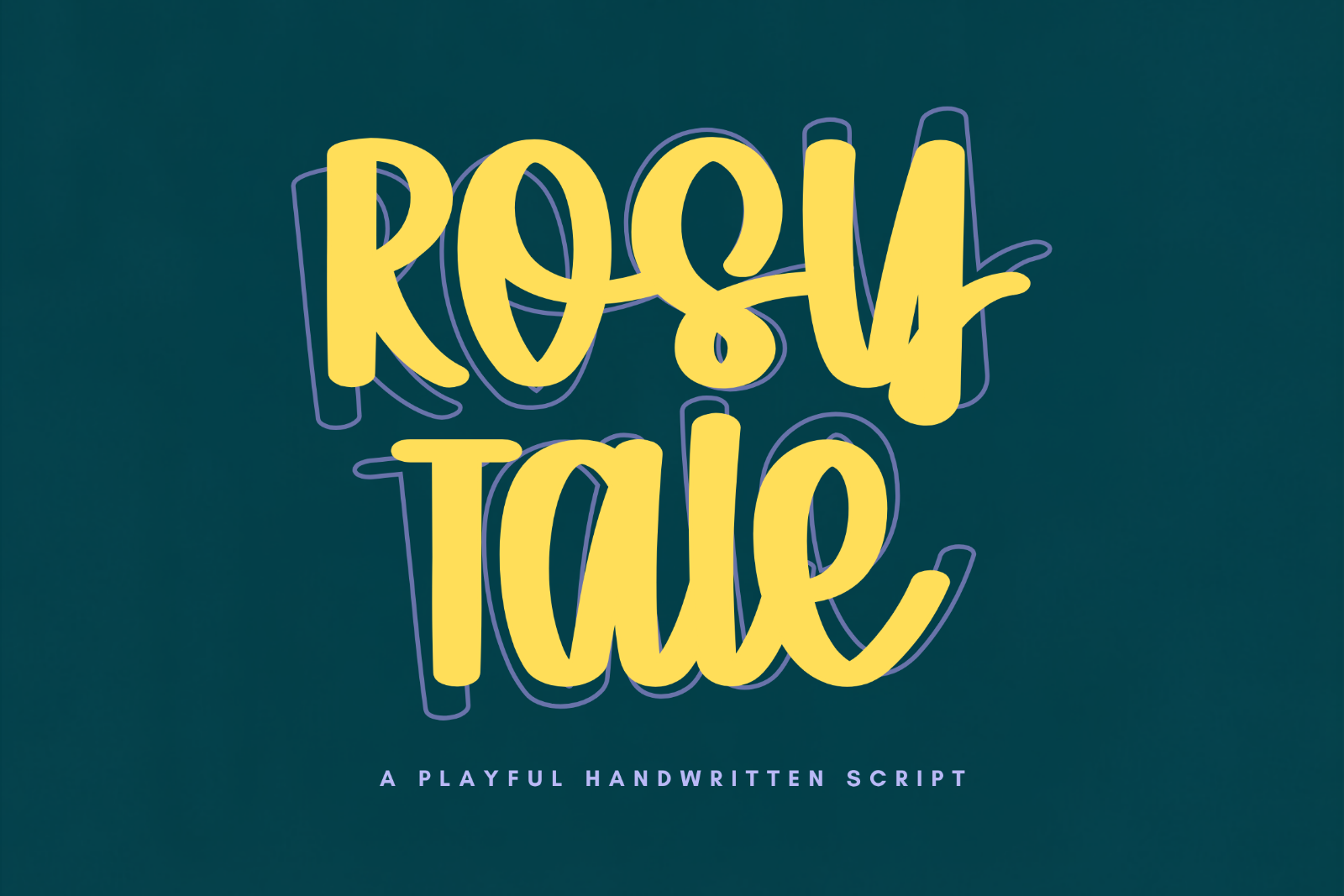Rosy Tale — Playful Handwritten Script Font — image 1