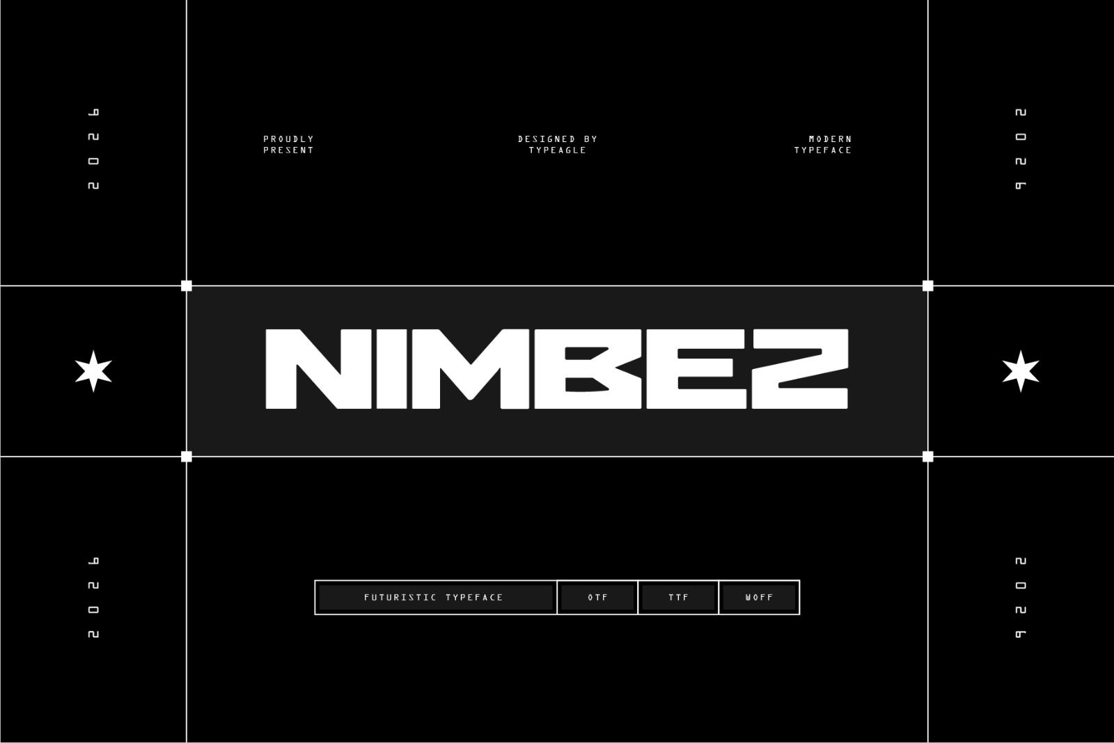 Nimbez - Futuristic Display Font — image 1