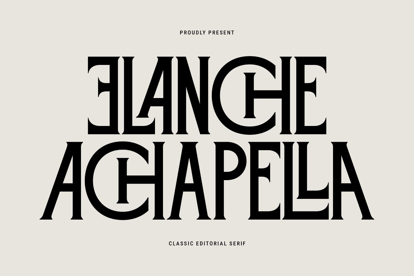 Elanche – Classic Editorial Serif