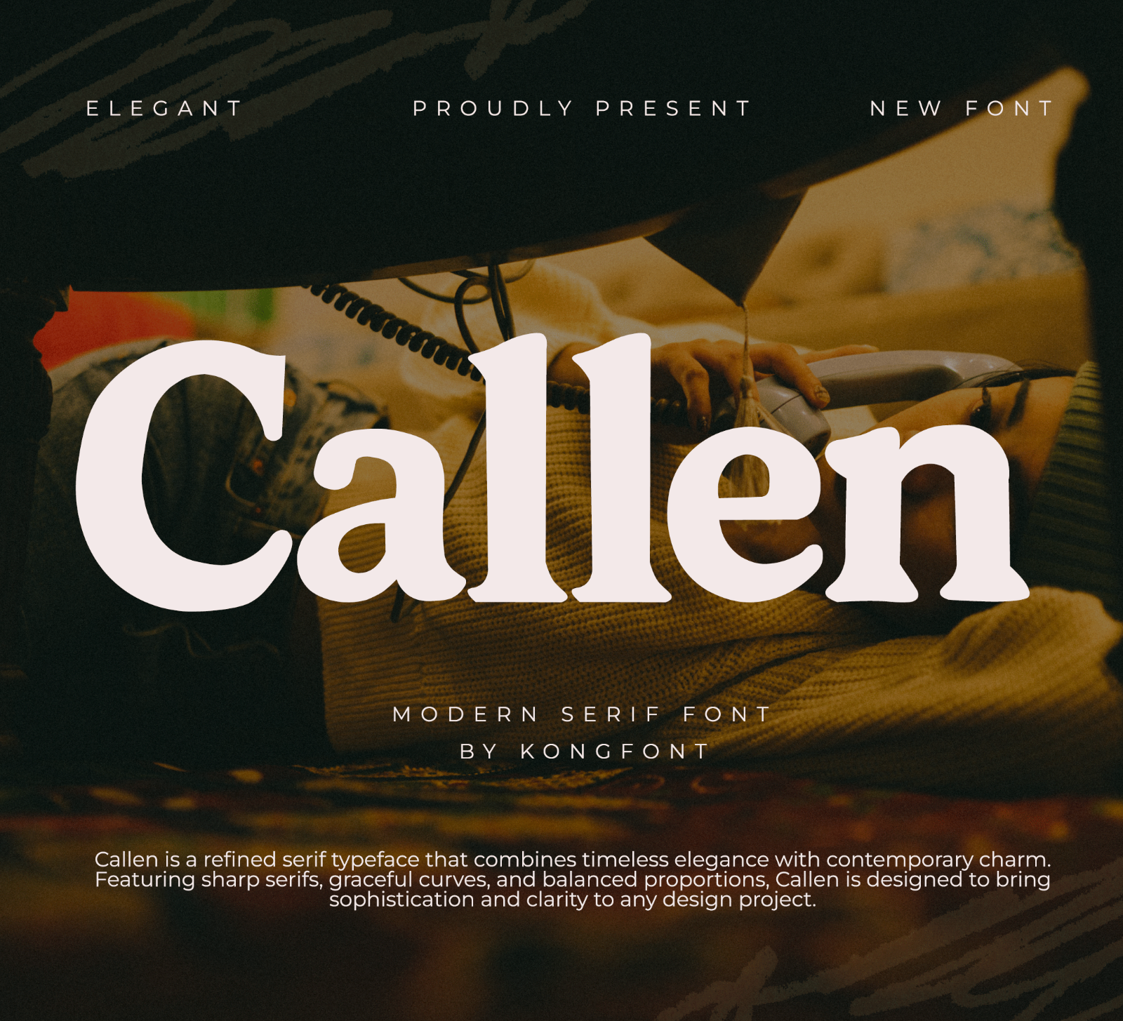 Callen – Modern Classy Serif Font — image 1