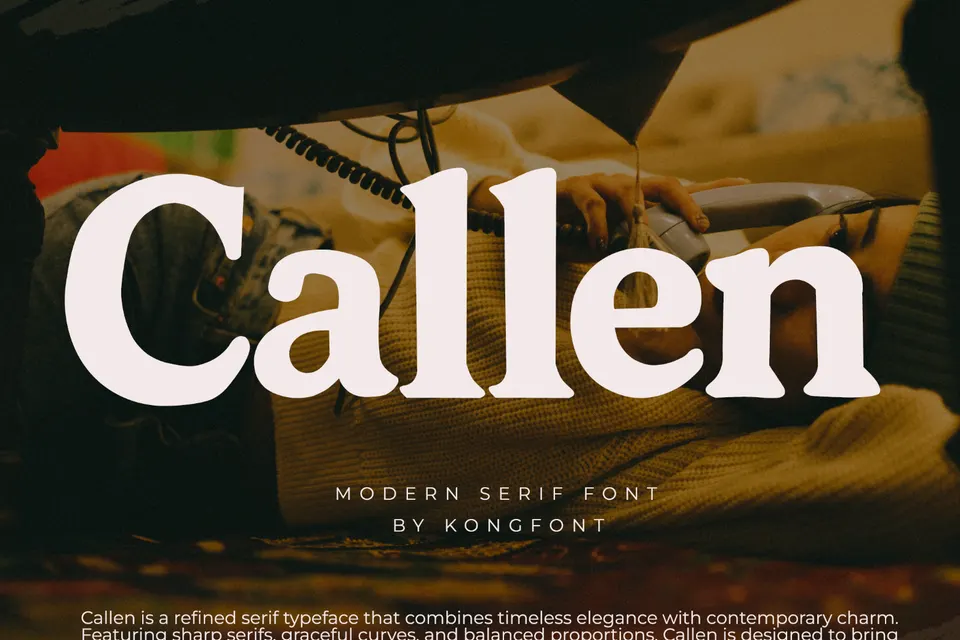 Callen – Modern Classy Serif Font