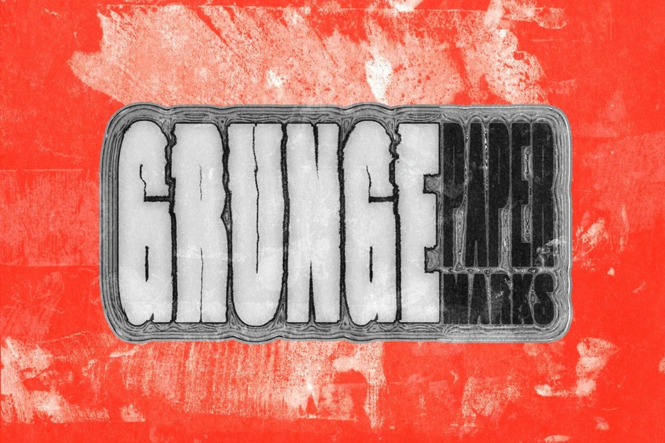 Grunge paper marks textures
