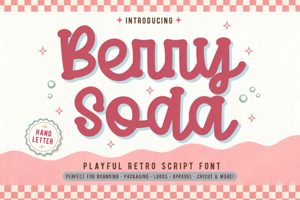 Berry Soda – Retro Script Font