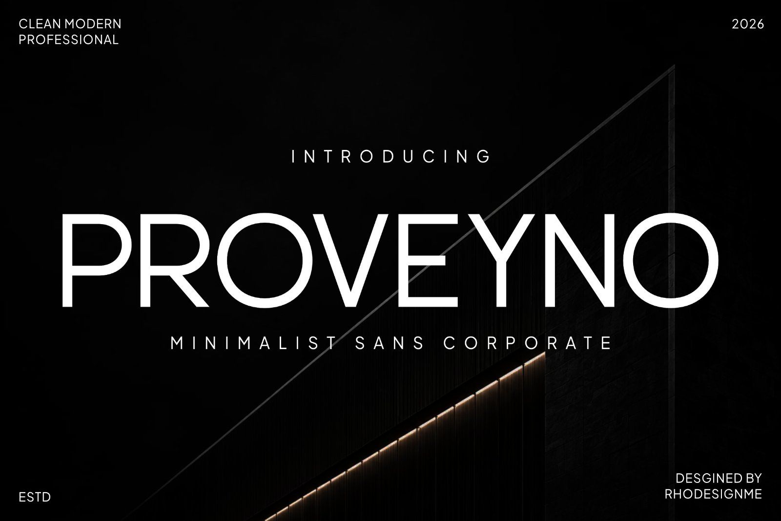 Proveyno | Minimalist Sans Corporate Font — image 1