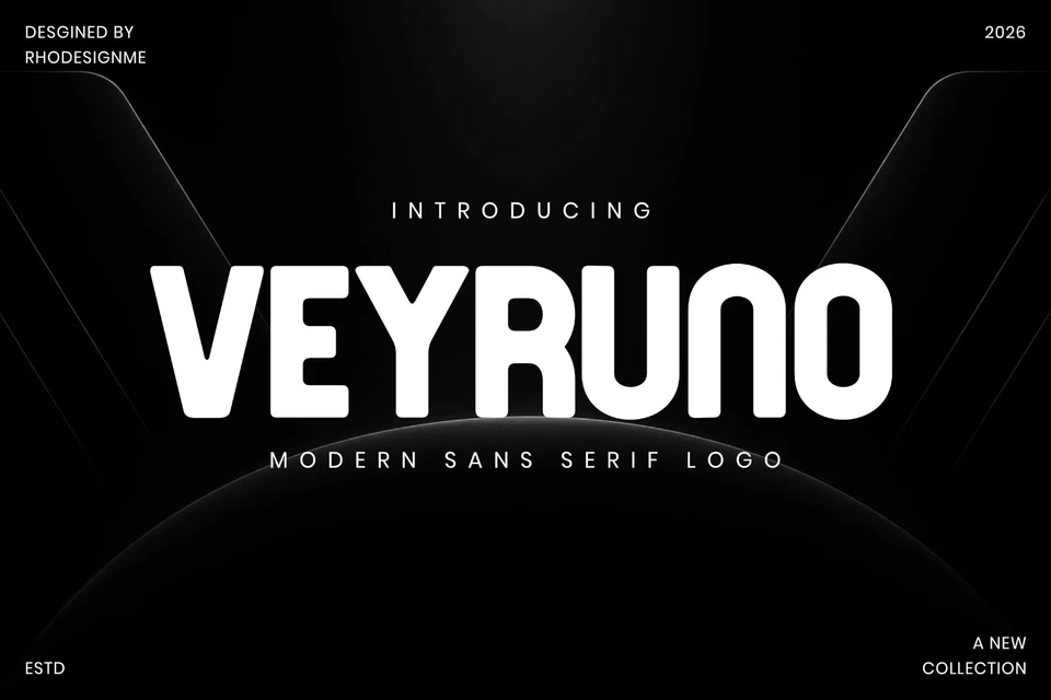 Veyruno | Modern Sans Serif Font