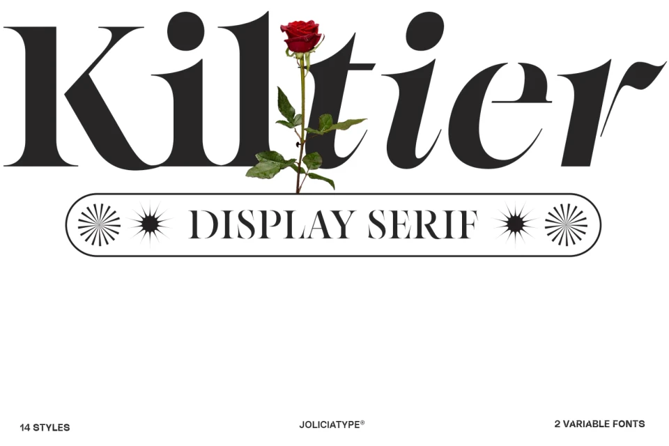 Kiltier | High Contrast Serif