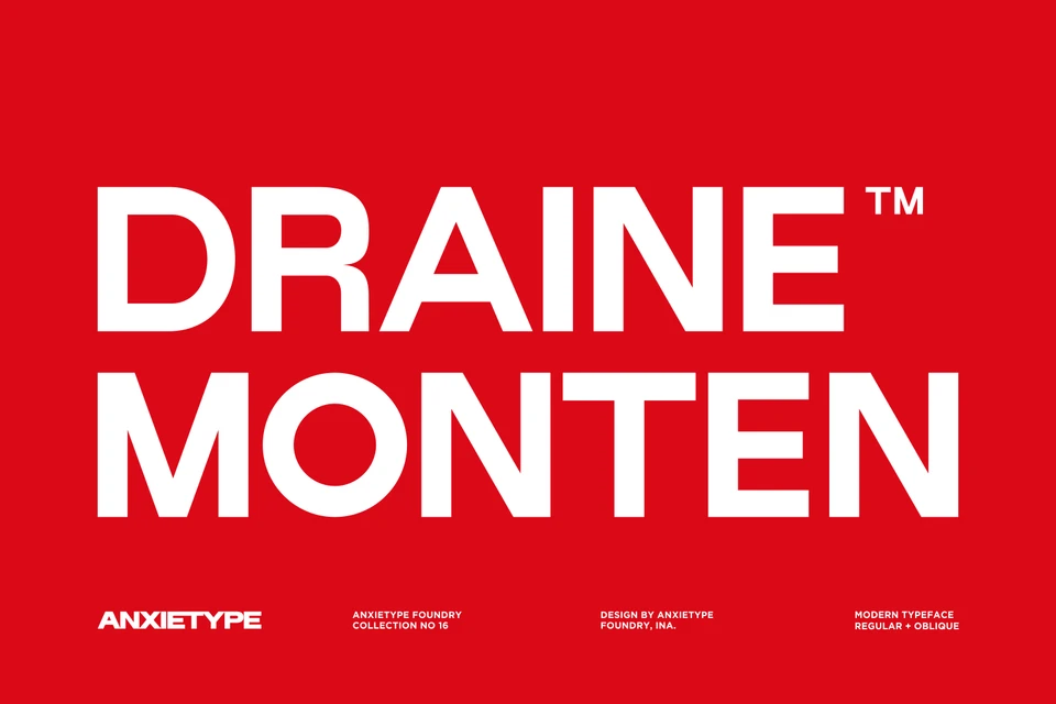 Draine Monten - SANS SERIF