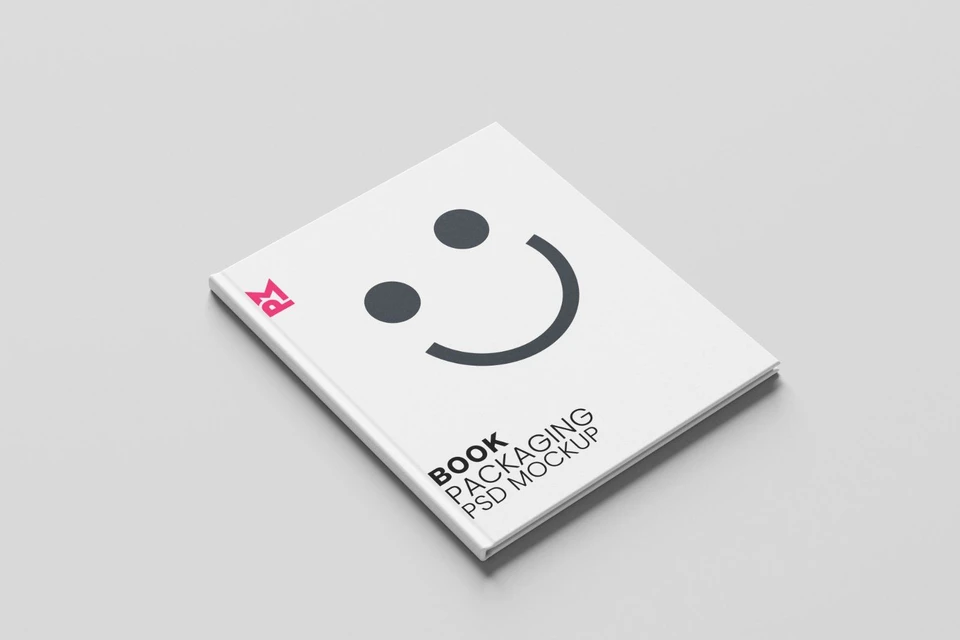 Minimal book mockup