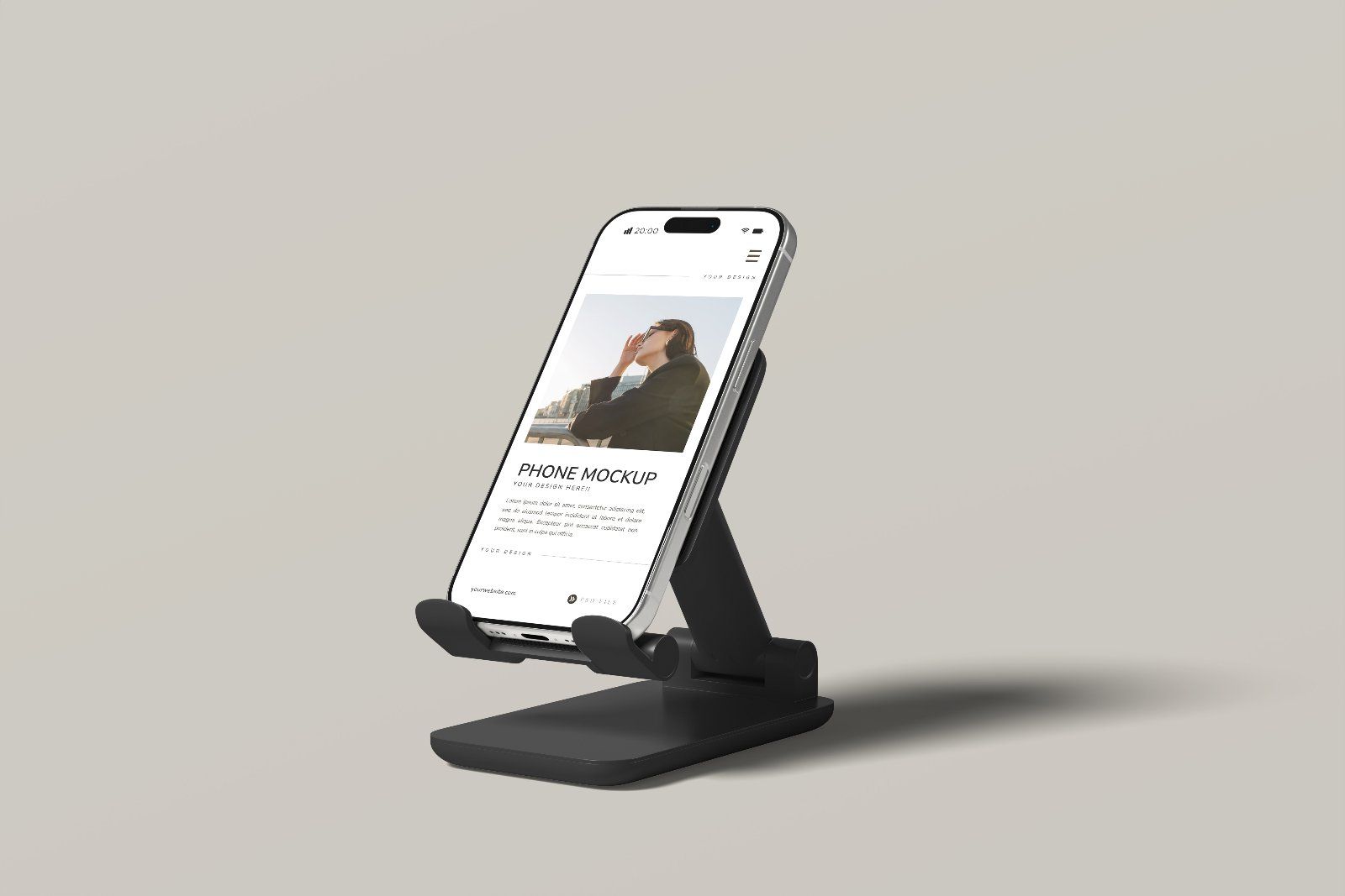 Phone Holder Mockup