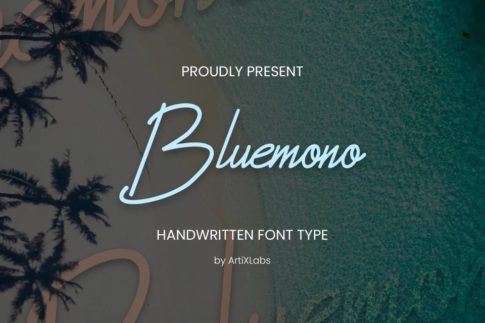 Bluemono - Handwritten Font