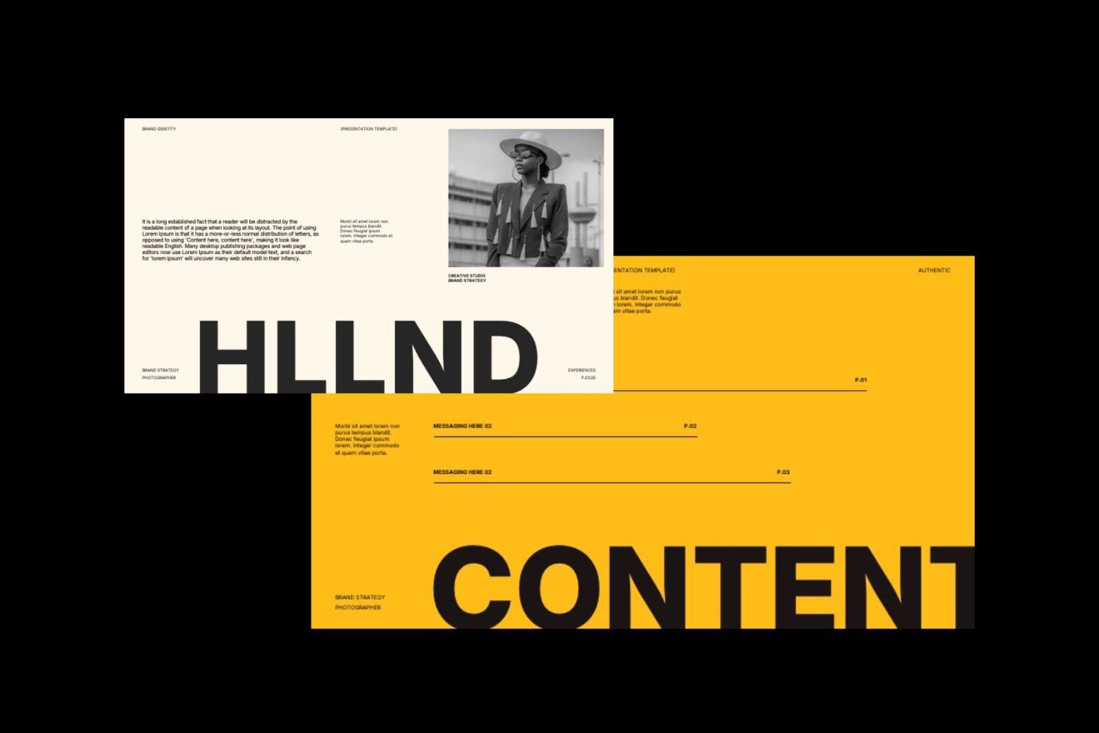 Holland - Brand Identity Google Slides