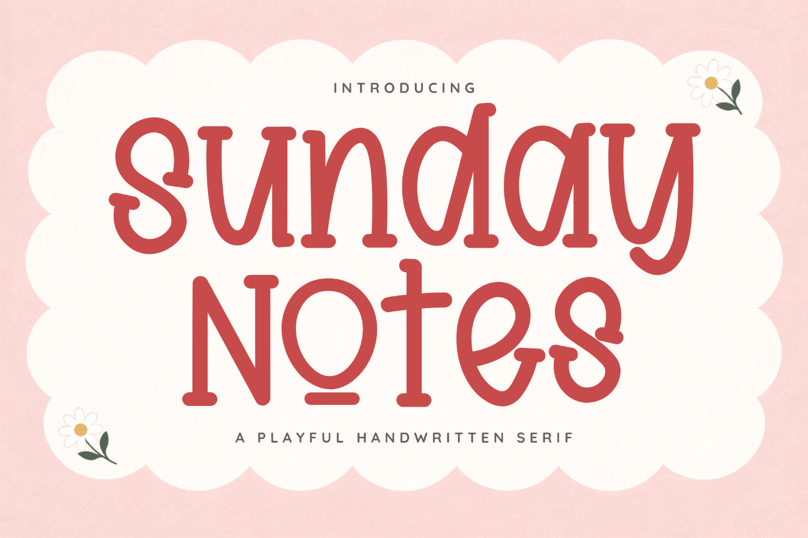 Sunday Notes — Handwritten Serif Font — image 1