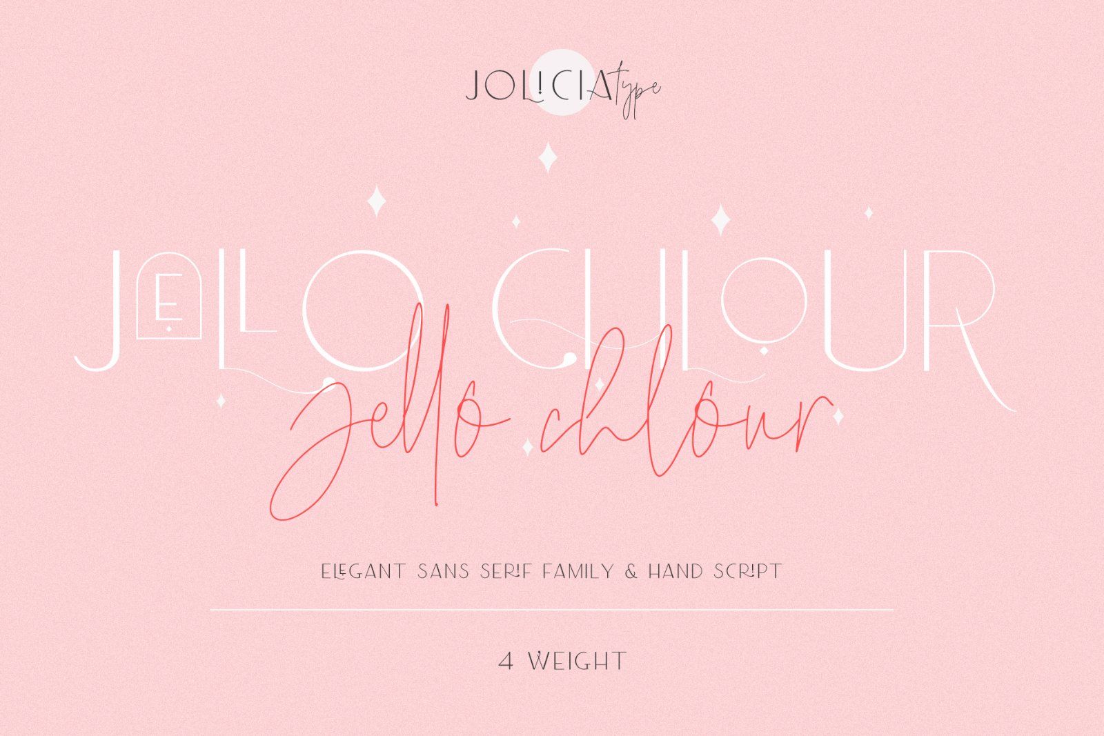 Jello Chlour | Display Font