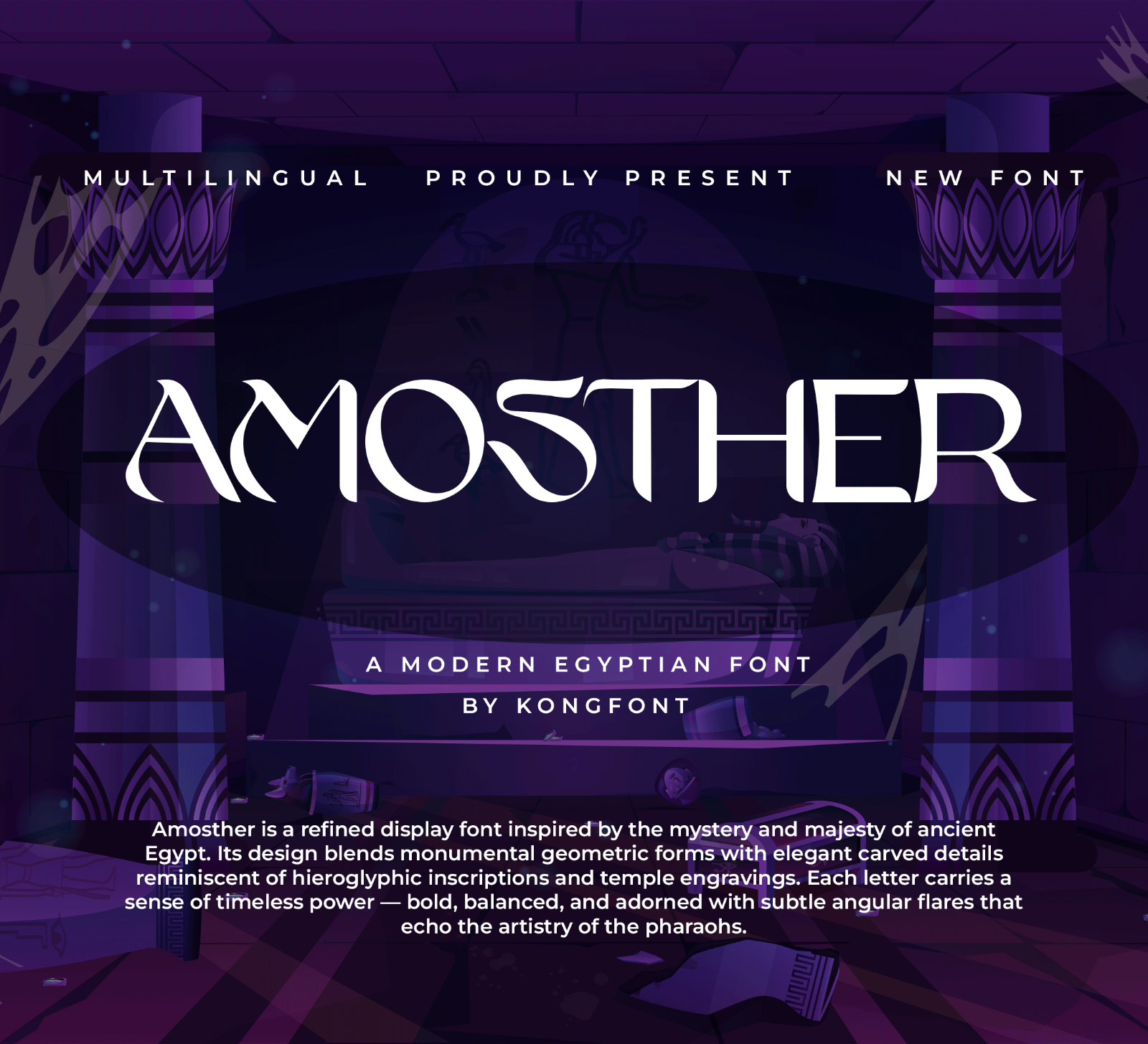 Amosther – Modern Egyptian Slab Serif Font — image 1