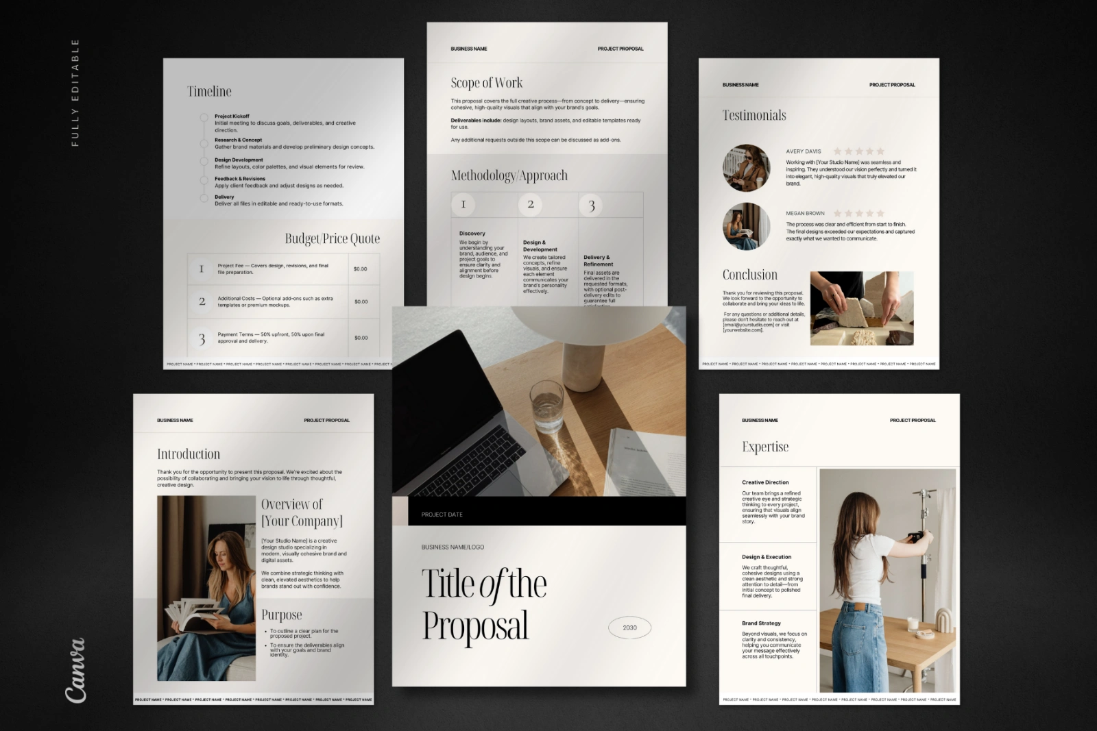 Project Proposal Canva Template — image 1