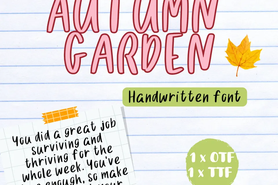 Autumn garden