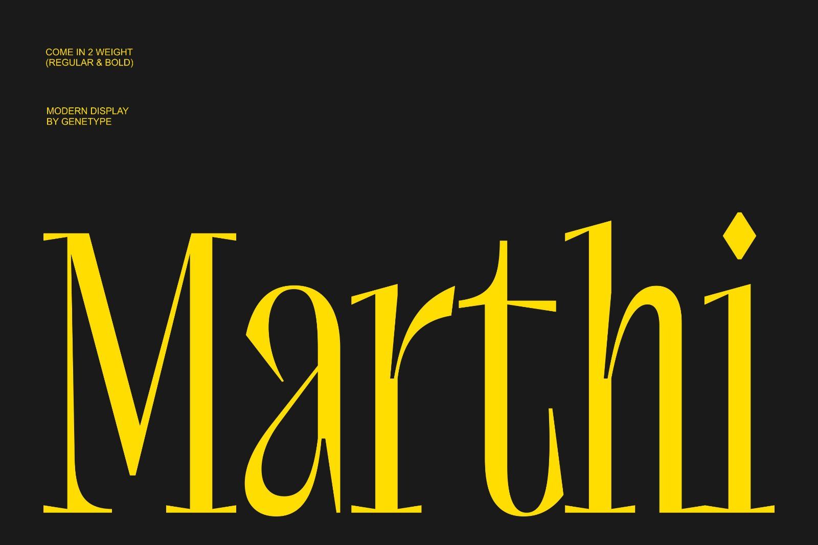 Marthi Display Serif Font