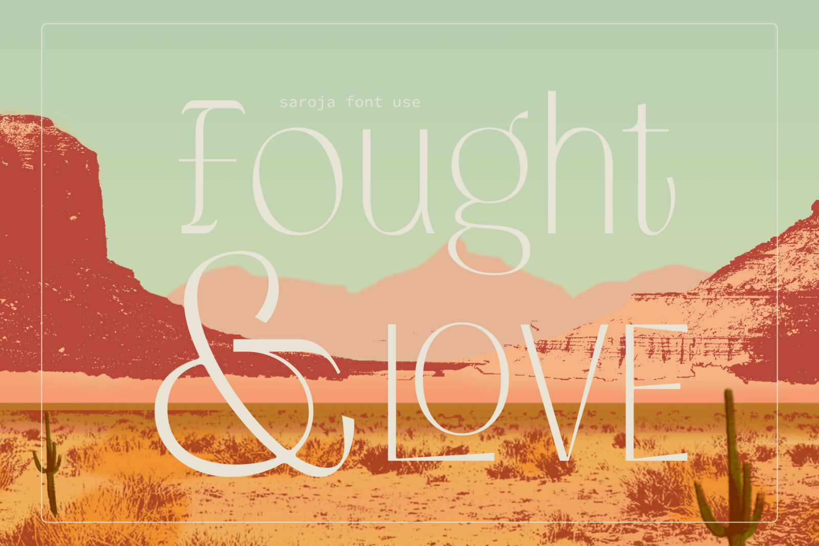 The Saroja | Aesthetic Font — image 2