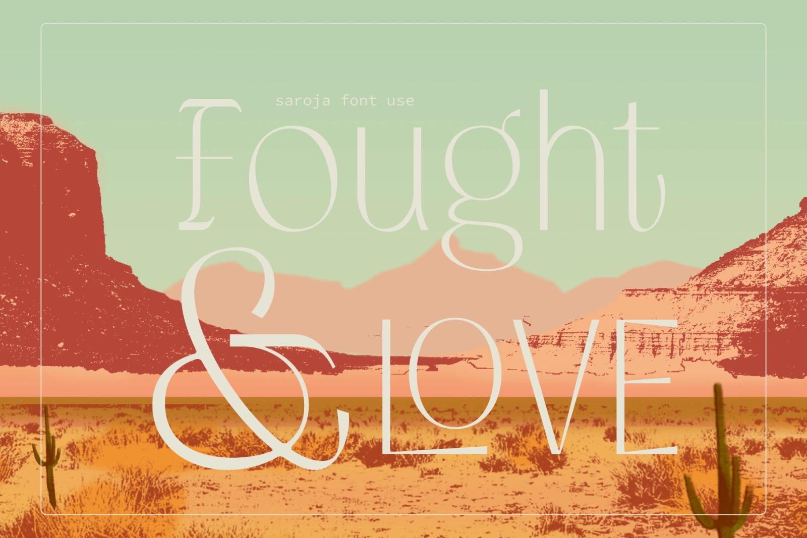 The Saroja | Aesthetic Font — image 2