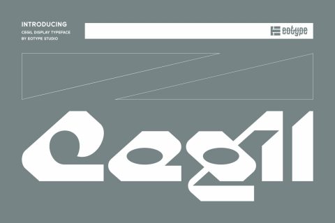 Cegil Display Font
