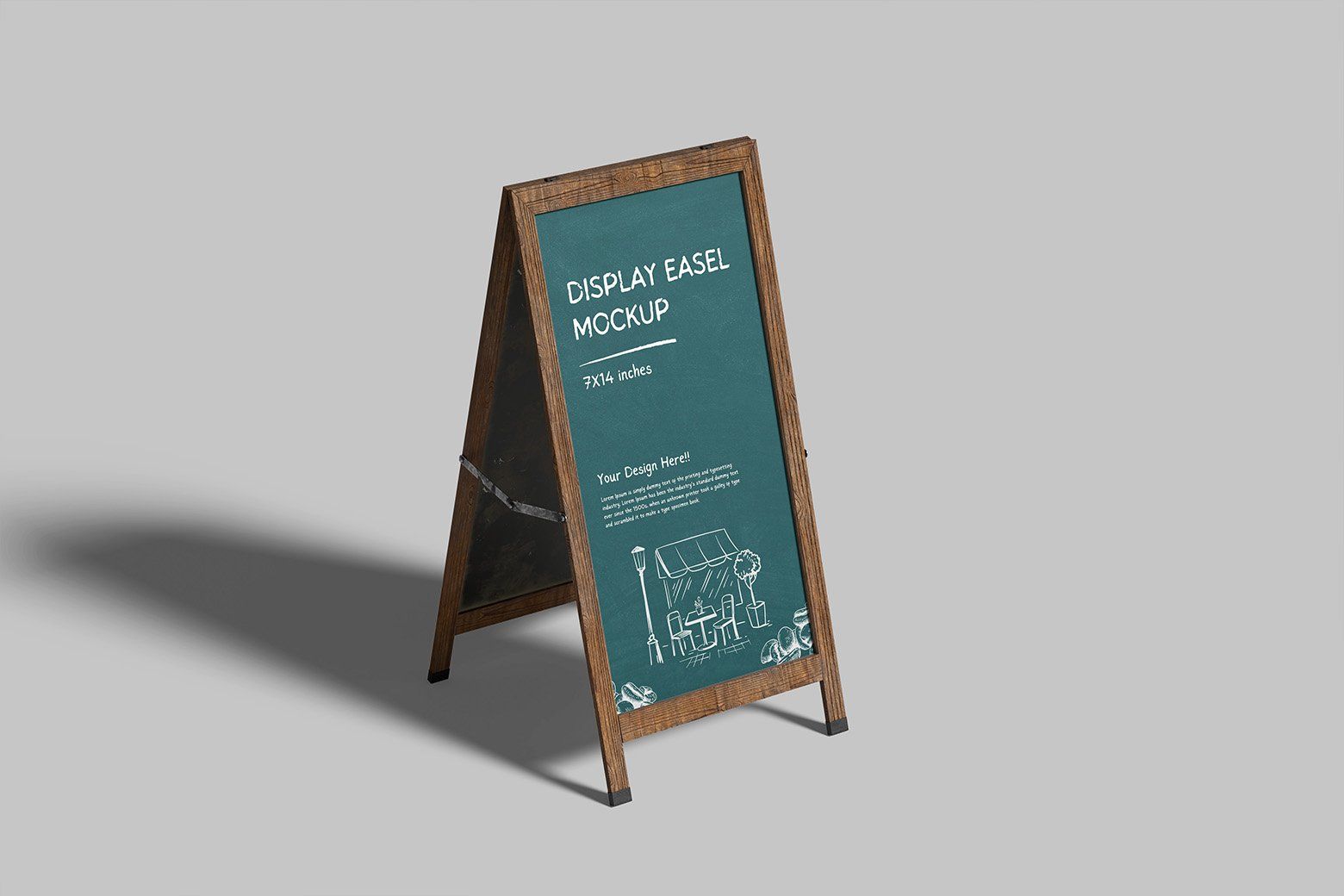 Display Easel Mockup