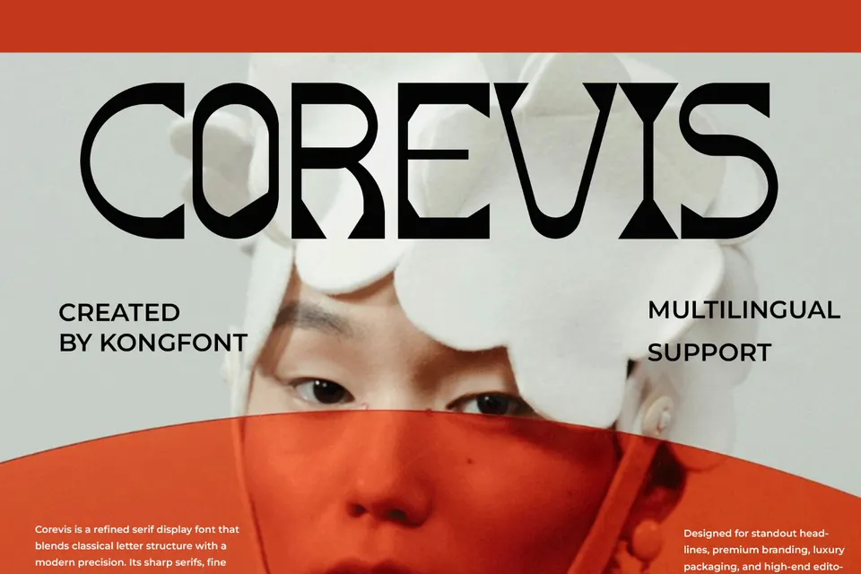 Corevis – Modern Western Display Font